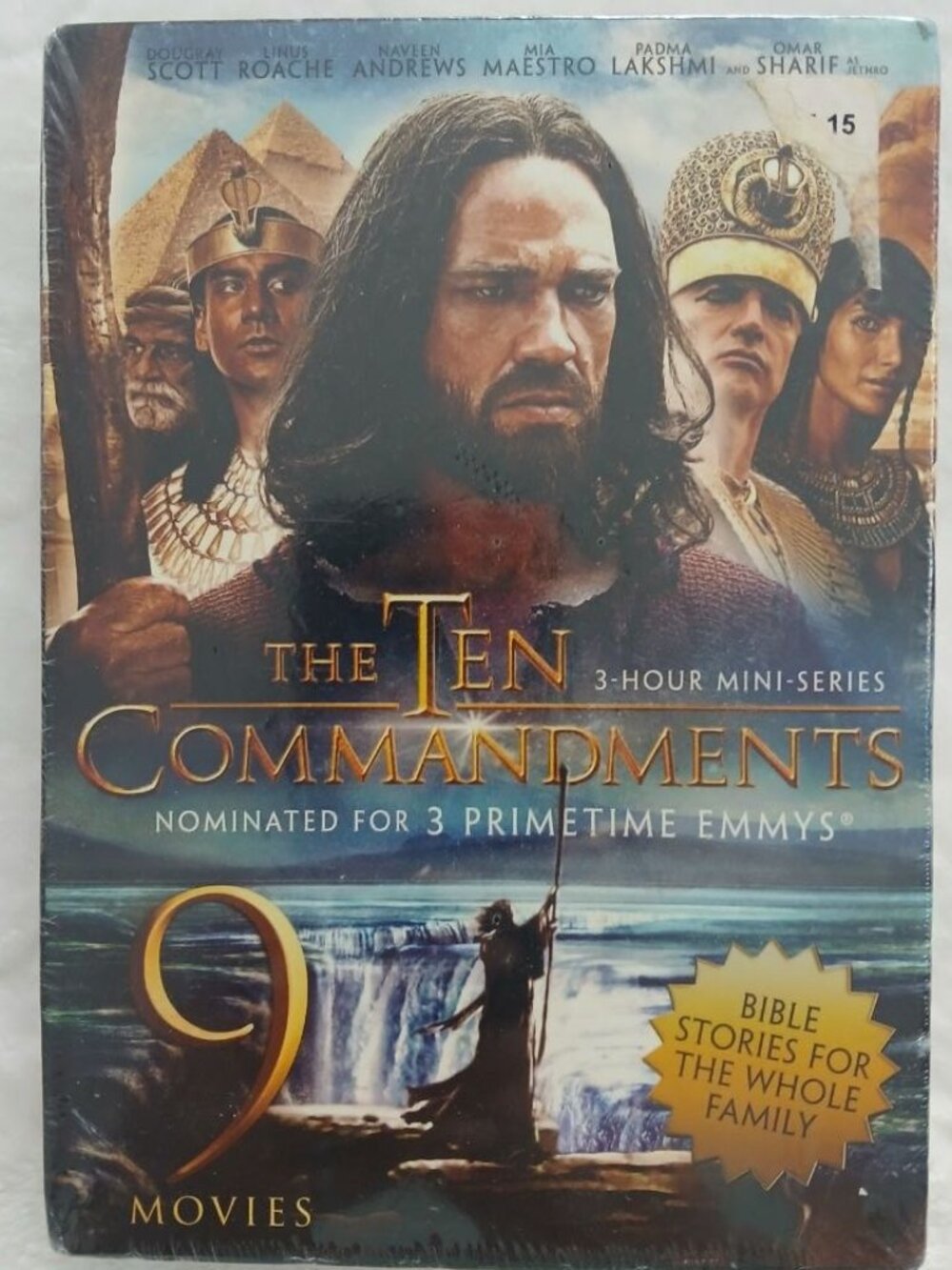Sealed The Ten Commandments & Bible Stories DVD Set 2 Discs 9 Movies 13+ Hours R